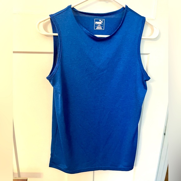 Puma Electric Blue Athletic Tank - Picture 1 of 4